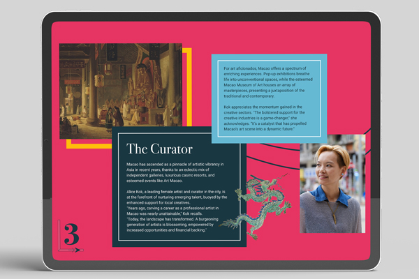 Macao webpage design