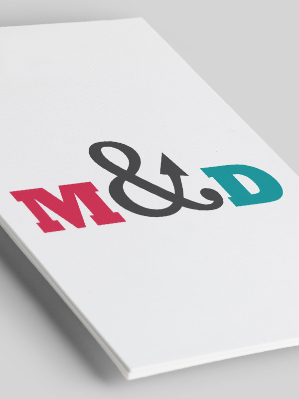 M&D branding, web design and development